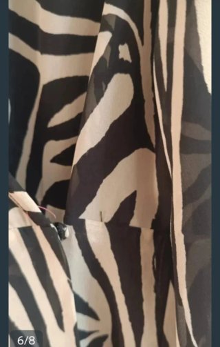 Vestito Zara con stampa zebra taglia XL