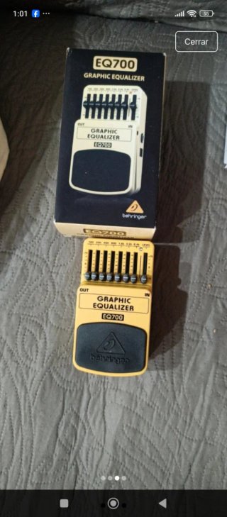 Pedal Behringer EQ700 Ecualizador Gráfico