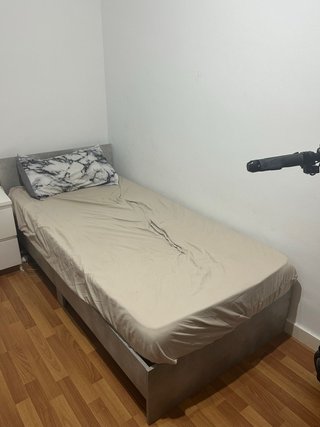 Cama individual canapé con colchon