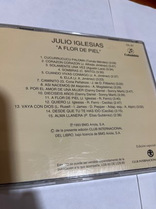 CD Julio Iglesias Los 60 Para Recordar