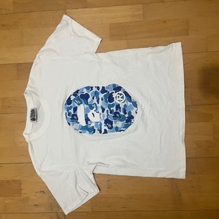 Camiseta BAPE Talla S Camuflaje Azul