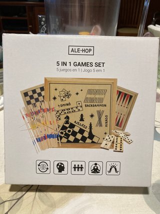 Juego de mesa 5 en 1