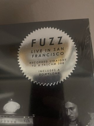 Fuzz - Live in San Francisco Clear Vinyl 2013 NEW