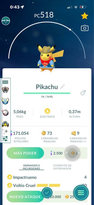 Pikachu Pokémon GO con Fondo Especial