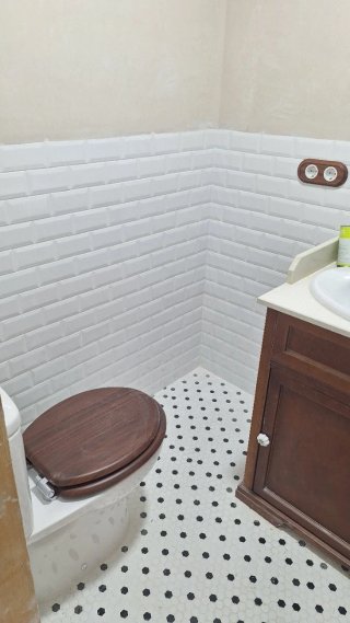 Malla de azulejo hexagonal para baño/cocina