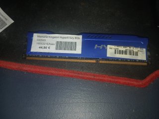 Memoria RAM Kingston HyperX Fury 8GB DDR3