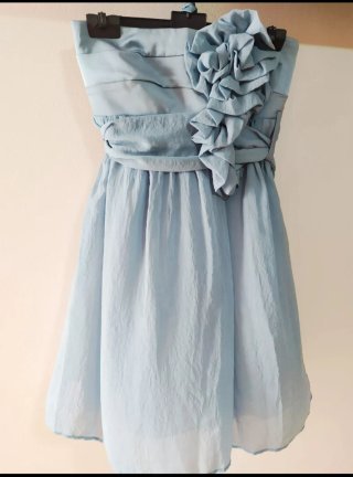 Vestido de fiesta con bolero.