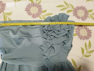 Vestido de fiesta con bolero.