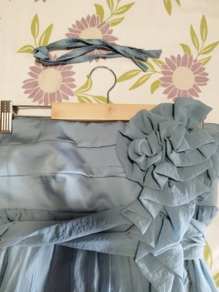 Vestido de fiesta con bolero.