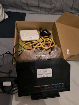 Router Livebox con cables
