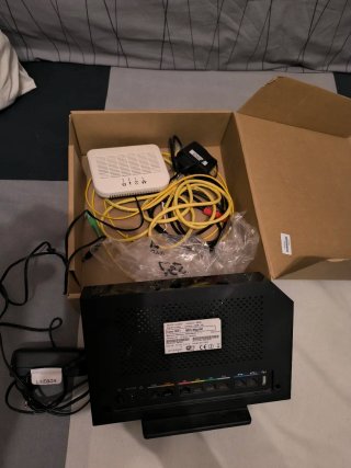 Router Livebox con cables