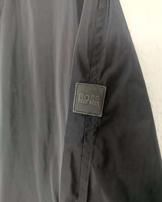 Chaqueta Bomber BOSS Negra Impermeable Talla XL
