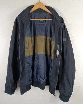 Chaqueta Bomber BOSS Negra Impermeable Talla XL