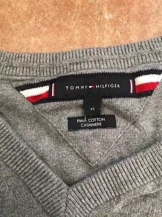 Jersey Tommy Hilfiger Pico Gris Talla M