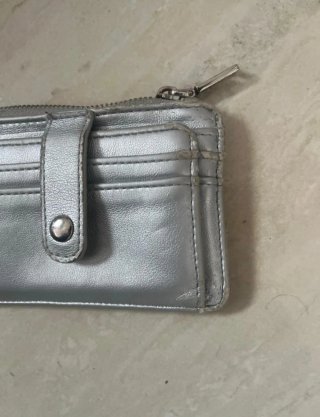 Monedero Misako plateado