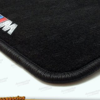 ALFOMBRILLAS SERIE 3 E36 CON LOGO RIBETE NEGRO