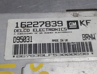 CENTRALITA MOTOR UCE OPEL TIGRA 16227839 D95031