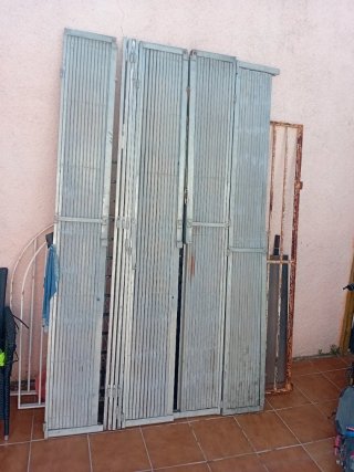 4 rejas metálicas extensibles 3m