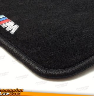 ALFOMBRILLAS SERIE 3 E30 CON LOGO RIBETE NEGRO