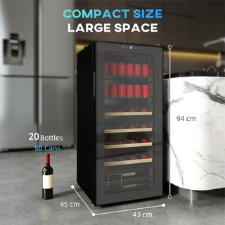 Cantinetta Frigo per Vino da 92L con Ripiani Regol