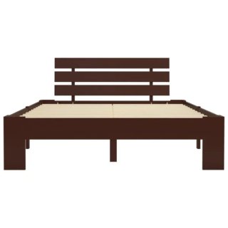 Estructura cama madera pino marrón 213x145x66cm