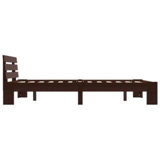 Estructura cama madera pino marrón 213x145x66cm