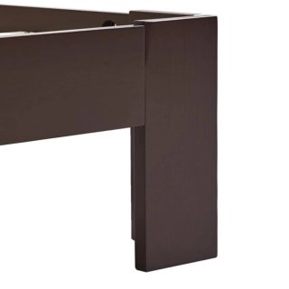 Estructura cama madera pino marrón 213x145x66cm