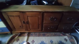 Aparador / Mueble TV de Madera Maciza Rustica
