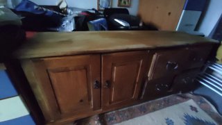 Aparador / Mueble TV de Madera Maciza Rustica