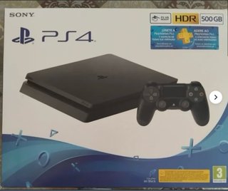PS4 Slim 500GB Negra + 2 Mandos