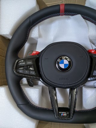 Volante BMW M Performance Carbono Couro