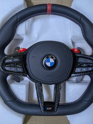 Volante BMW M Performance Carbono Couro
