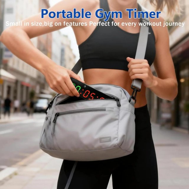 Temporizador Gimnasio LED Portátil Tabata