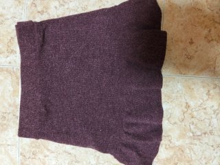Falda punto Bershka cinturón Talla M