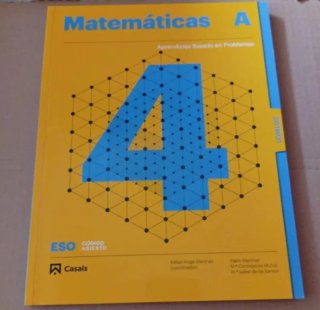SIN ESTRENAR Matematicas A 4 ESO Casals