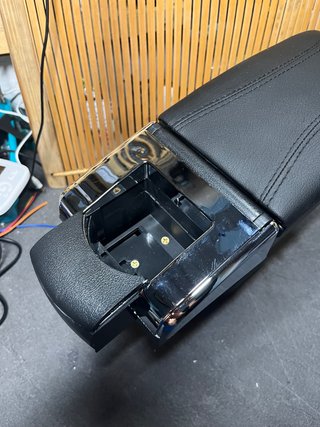 Reposabrazos universal coche negro