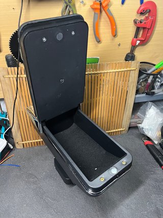 Reposabrazos universal coche negro