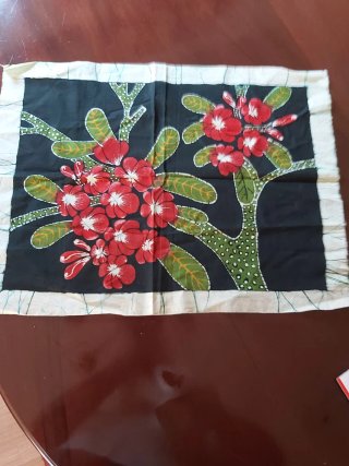 Tela Algodón Pintada a Mano Batik