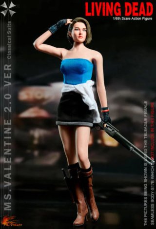 Jill Valentine 1/6 Figura Clásica