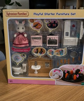 Sylvanian Families Set Muebles Cocina y Baño