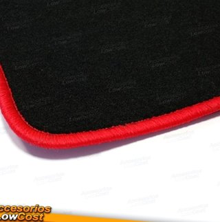 ALFOMBRILLAS SERIE 3 E90 SIN LOGO RIBETE ROJO