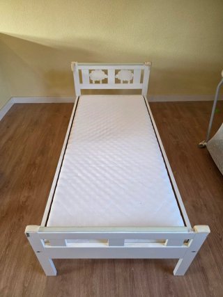 Cama infantil Ikea Kritter blanca