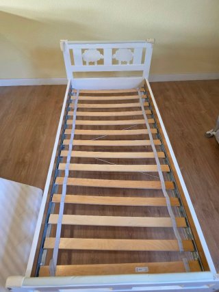 Cama infantil Ikea Kritter blanca