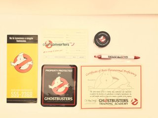 juguete cine y tv doctor collector kit de empleado - ghostbusters - doctor collector