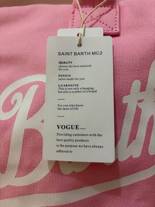 Borsa Mare Saint Barth Rosa