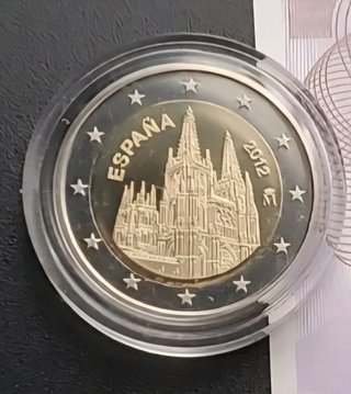 Moneda 2€ España 2012 Burgos Proof