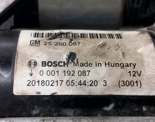 MOTOR ARRANQUE OPEL CORSA E B14XER 0001192087