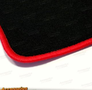 ALFOMBRILLAS SERIE 3 E36 SIN LOGO RIBETE ROJO