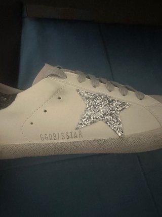 Golden Goose Super-Star Argento Bianco