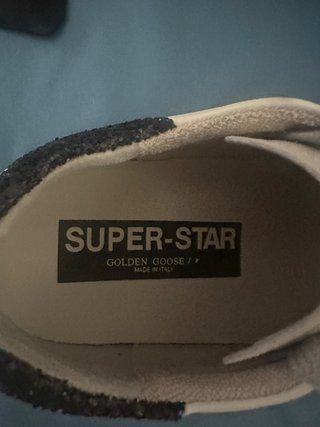 Golden Goose Super-Star Argento Bianco